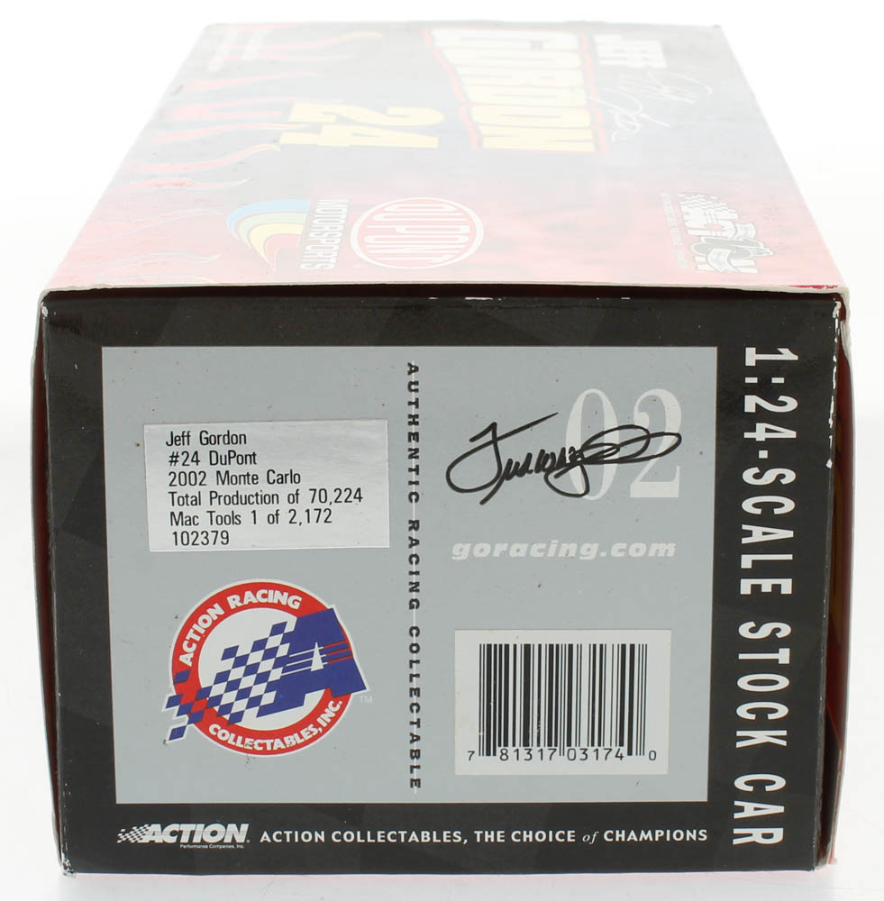 Jeff Gordon LE #24 DuPont 2002 Chevy Monte Carlo 1:24 Scale Die Cast Car at PristineAuction.com Jeff Gordon LE #24 DuPont 2002 Chevy Monte Carlo 1:24 Scale Die Cast Car at PristineAuction.com