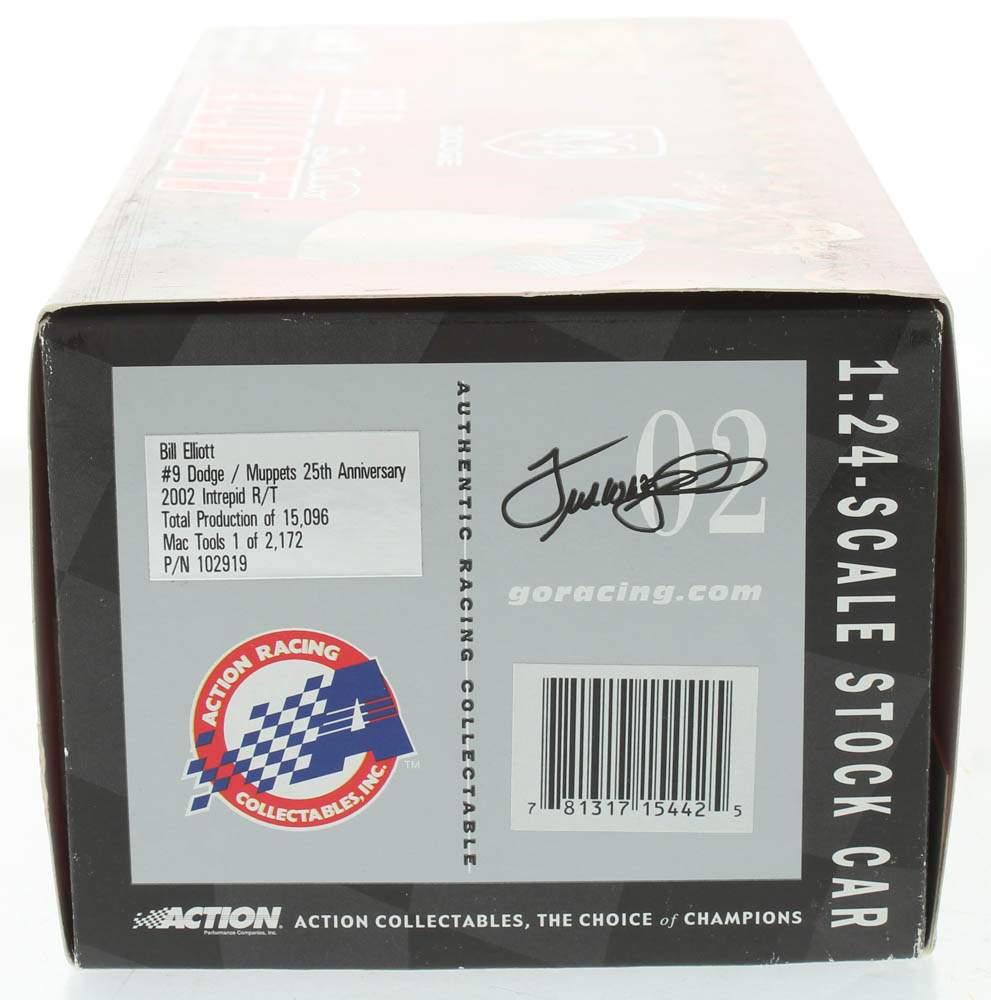 Bill Elliott LE #9 Dodge / Muppets 25th Anniversary 2002 Intrepid 1:24 Scale Die Cast Car at PristineAuction.com Bill Elliott LE #9 Dodge / Muppets 25th Anniversary 2002 Intrepid 1:24 Scale Die Cast Car at PristineAuction.com