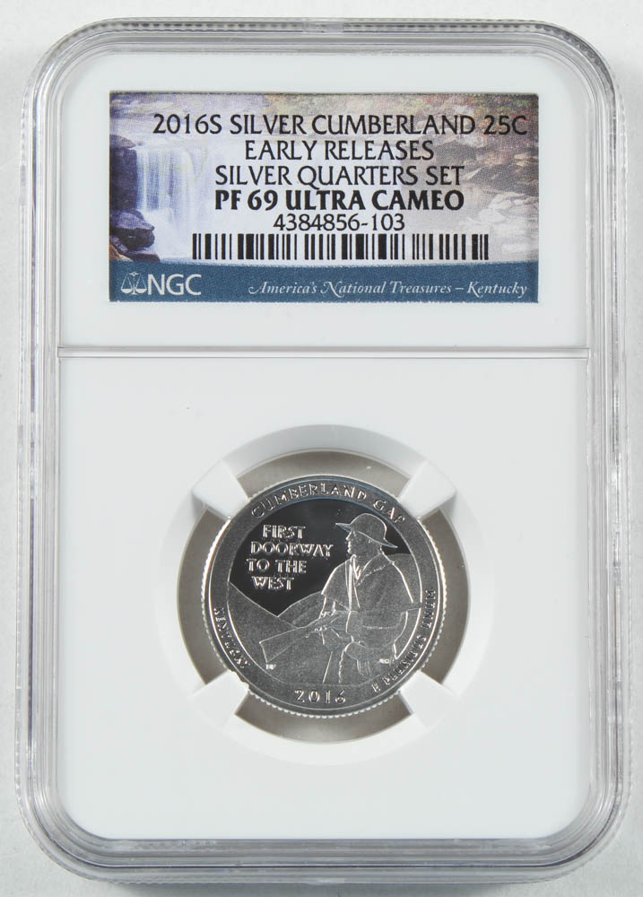 2016-S Cumberland - Early Releases - Silver Quarter-Dollar Coin (NGC PF69 Ultra Cameo) at PristineAuction.com 2016-S Cumberland - Early Releases - Silver Quarter-Dollar Coin (NGC PF69 Ultra Cameo) at PristineAuction.com