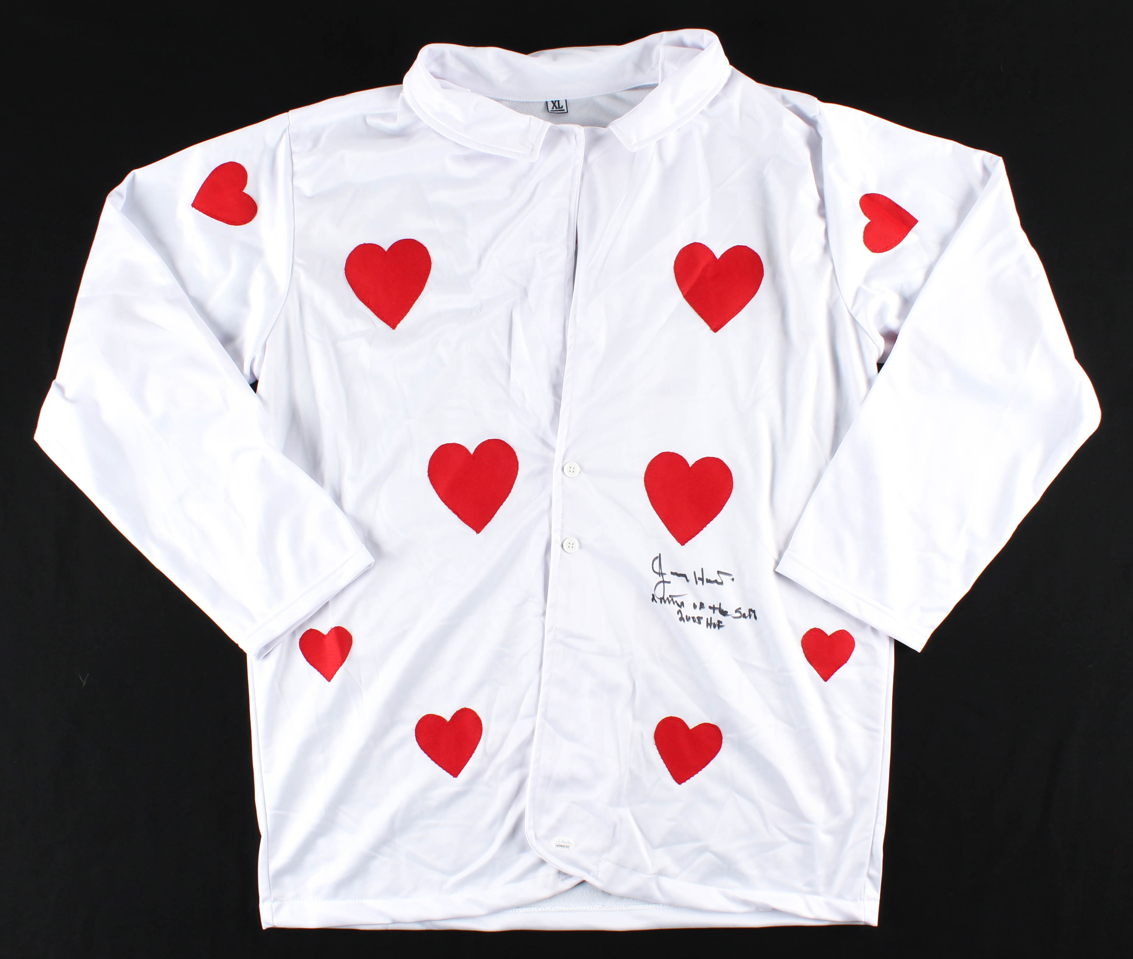 Jimmy Hart Signed Jacket Inscribed "Mouth of the South" & "2005 HOF" (JSA COA) at PristineAuction.com Jimmy Hart Signed Jacket Inscribed "Mouth of the South" & "2005 HOF" (JSA COA) at PristineAuction.com