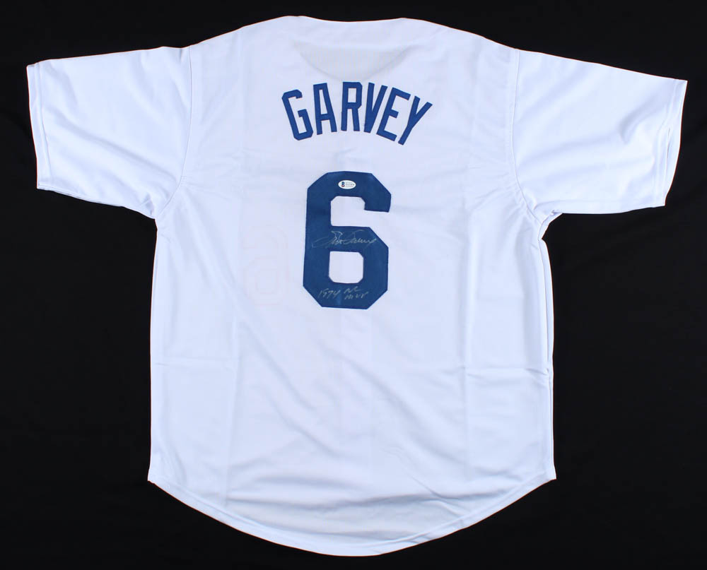 Steve Garvey Signed Jersey Inscribed "1974 NL MVP" (Beckett COA) at PristineAuction.com Steve Garvey Signed Jersey Inscribed "1974 NL MVP" (Beckett COA) at PristineAuction.com