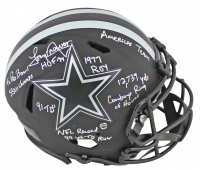 Tony Dorsett Signed Cowboys Eclipse Alternate Speed Full-Size Authentic On-Field Helmet With Multiple Career Stat Inscriptions (Beckett) at PristineAuction.com