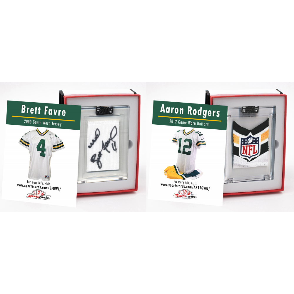 aaron rodgers game worn jersey