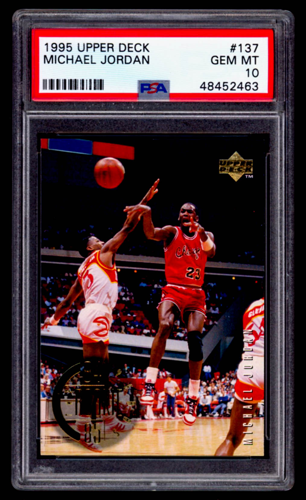Michael Jordan 1995-96 Upper Deck The Rookie Years #137 (PSA 10) at PristineAuction.com Michael Jordan 1995-96 Upper Deck The Rookie Years #137 (PSA 10) at PristineAuction.com