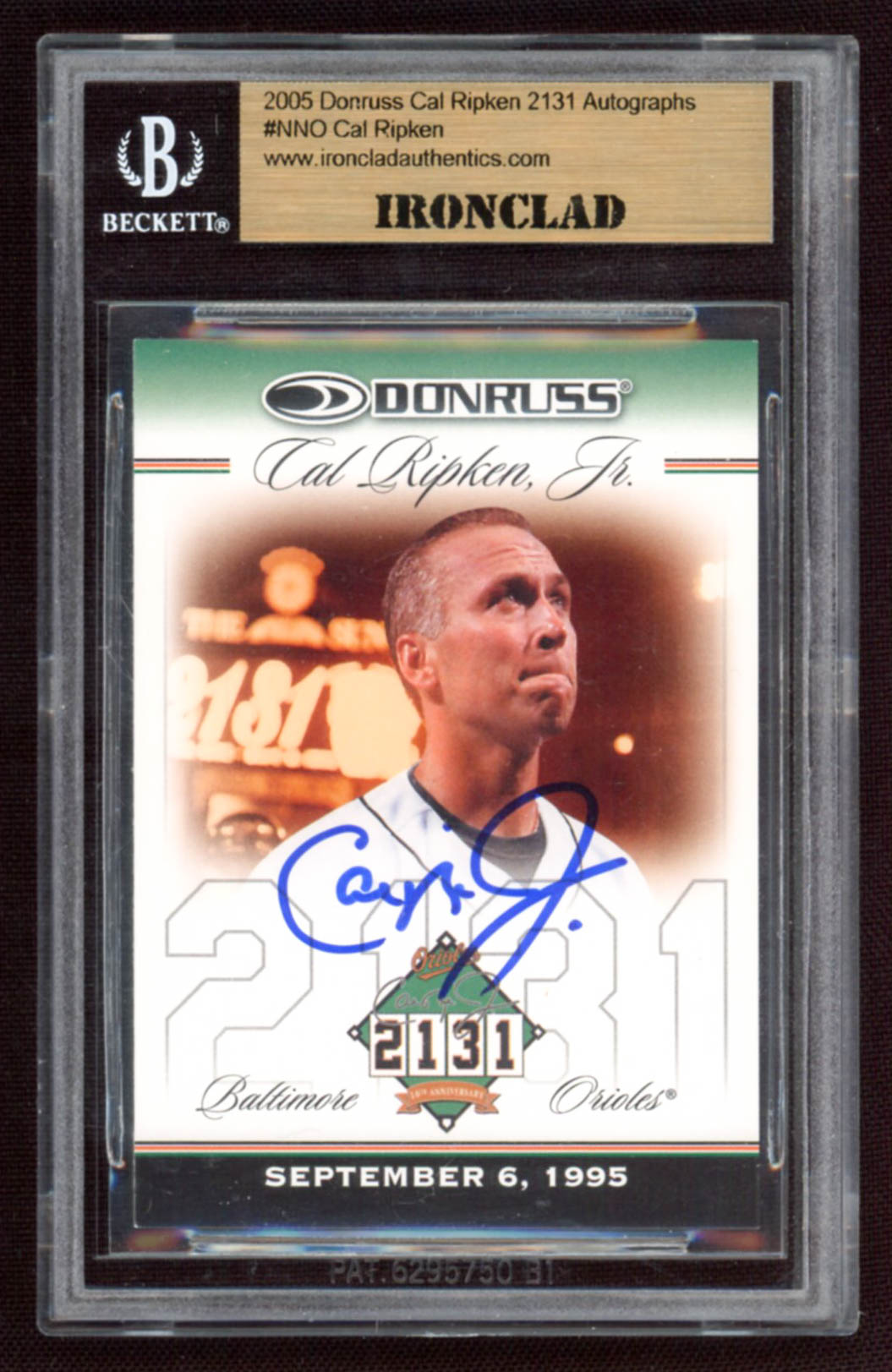 Cal 2005 DONRUSS SIGNATURE Cal Ripken Auto カル・リプケン Jr. 直筆 