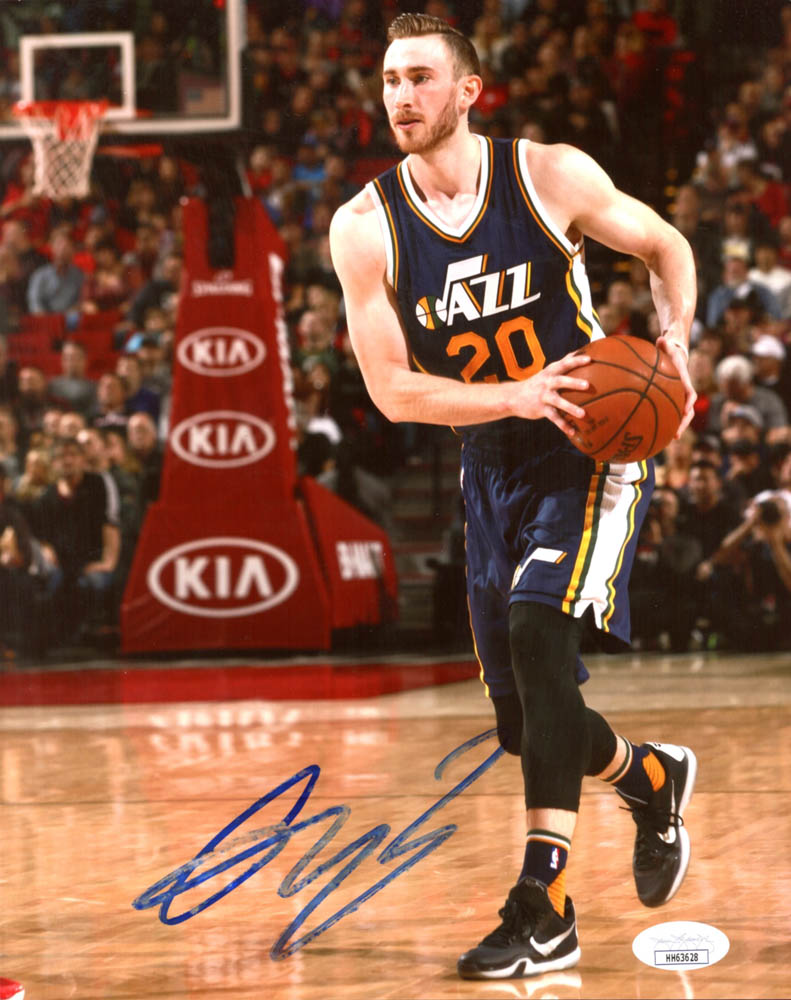 Gordon Hayward Signed Jazz 8x10 Photo (JSA COA) at PristineAuction.com Gordon Hayward Signed Jazz 8x10 Photo (JSA COA) at PristineAuction.com