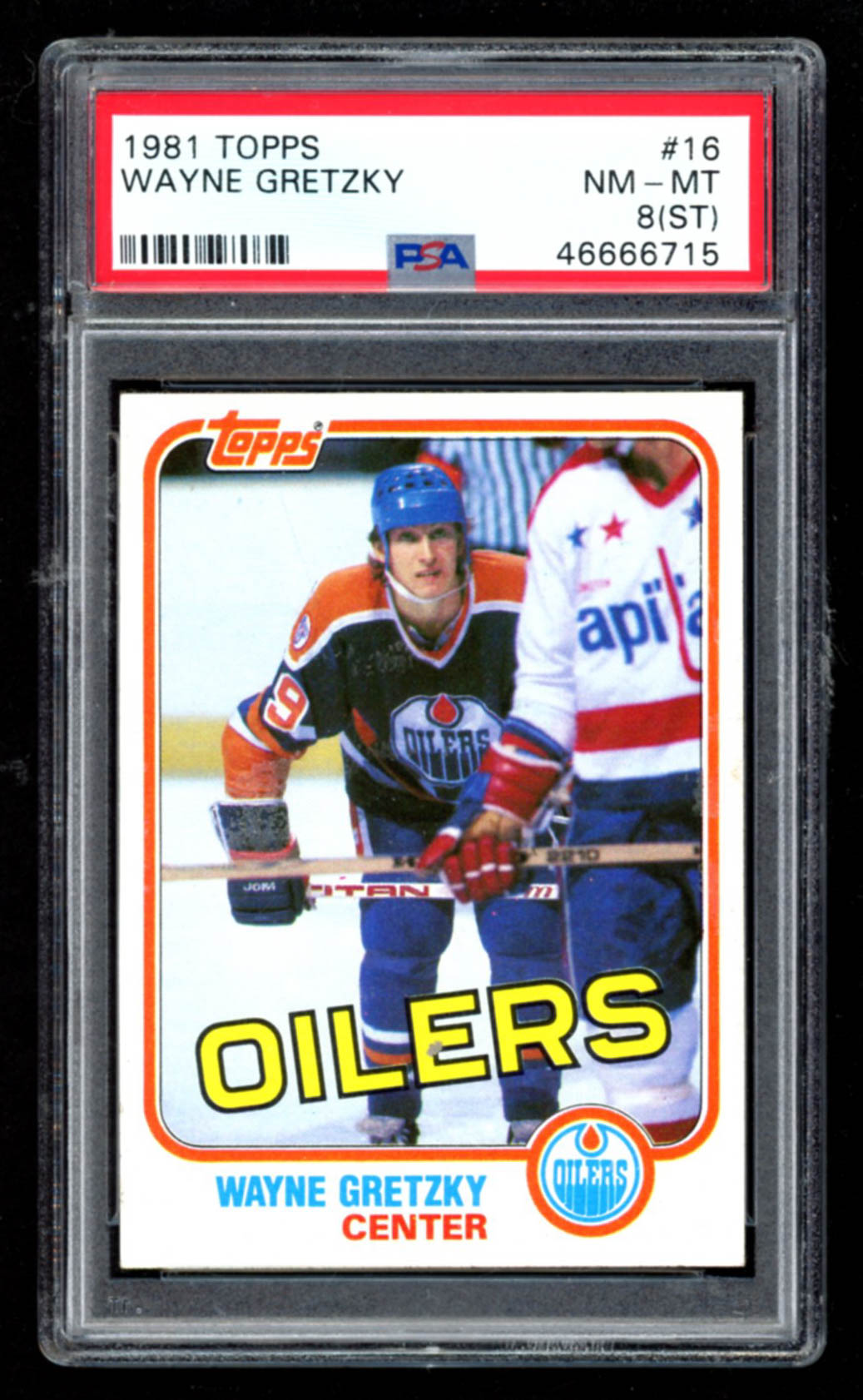 Wayne Gretzky 1981-82 Topps #16 (PSA 8) at PristineAuction.com Wayne Gretzky 1981-82 Topps #16 (PSA 8) at PristineAuction.com