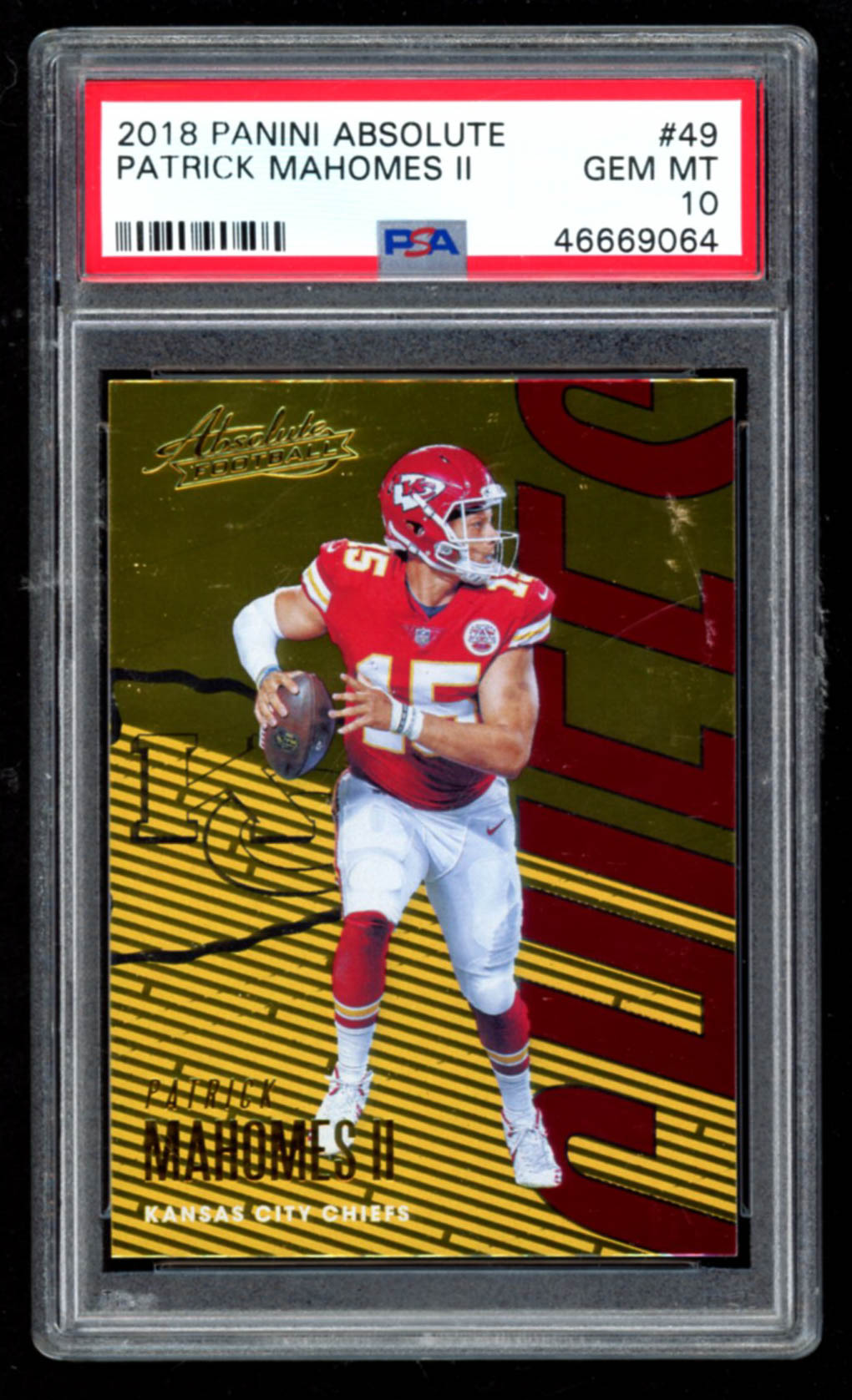 Patrick Mahomes II 2018 Absolute #49 (PSA 10) at PristineAuction.com Patrick Mahomes II 2018 Absolute #49 (PSA 10) at PristineAuction.com