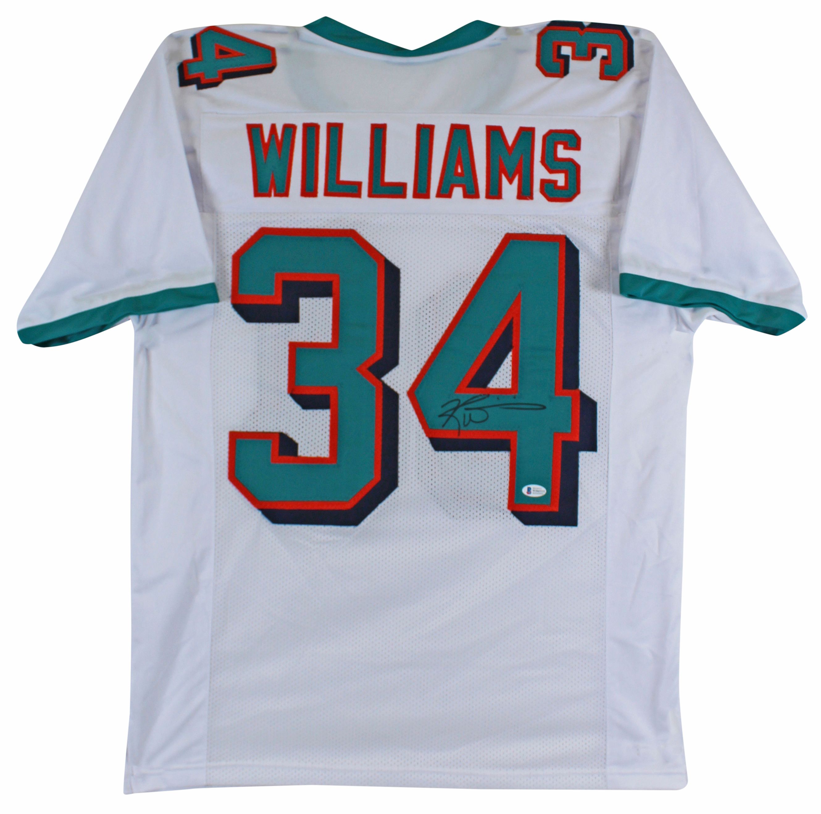 Ricky Williams Signed Jersey (Beckett) at PristineAuction.com Ricky Williams Signed Jersey (Beckett) at PristineAuction.com