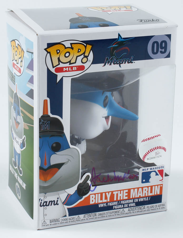Jack McKeon Signed "Miami Marlins" #09 Billy the Marlin Funko Pop! Vinyl Figure (PSA Hologram) at PristineAuction.com Jack McKeon Signed "Miami Marlins" #09 Billy the Marlin Funko Pop! Vinyl Figure (PSA Hologram) at PristineAuction.com
