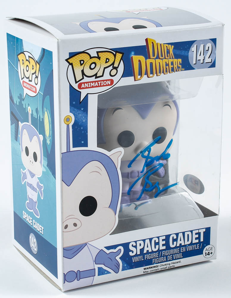 Bob Bergen Signed "Duck Dodgers" #142 Space Cadet Funko Pop! Vinyl Figure (PSA Hologram) at PristineAuction.com Bob Bergen Signed "Duck Dodgers" #142 Space Cadet Funko Pop! Vinyl Figure (PSA Hologram) at PristineAuction.com