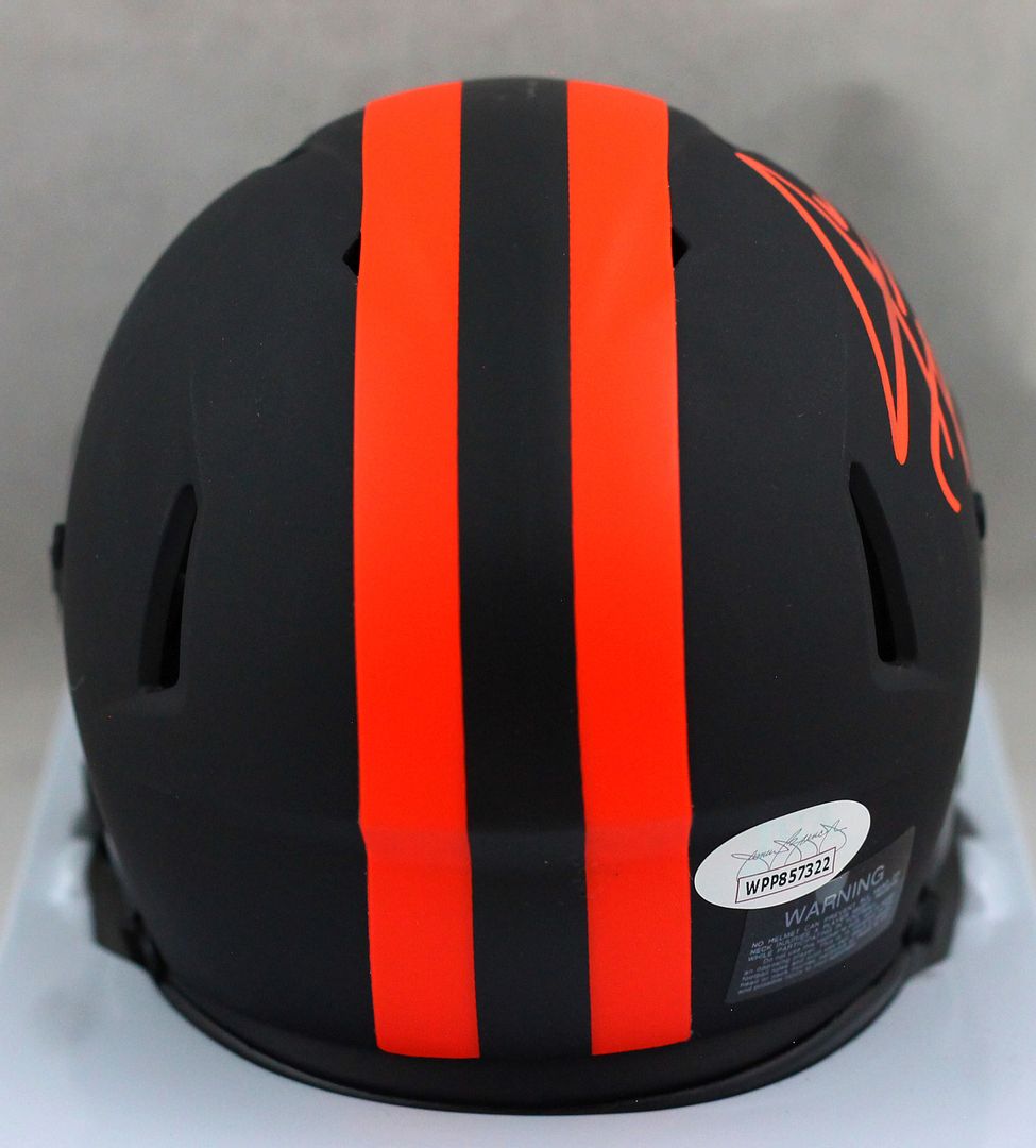 Jarvis Landry Signed Browns Eclipse Alternate Speed Mini Helmet (JSA COA) at PristineAuction.com Jarvis Landry Signed Browns Eclipse Alternate Speed Mini Helmet (JSA COA) at PristineAuction.com