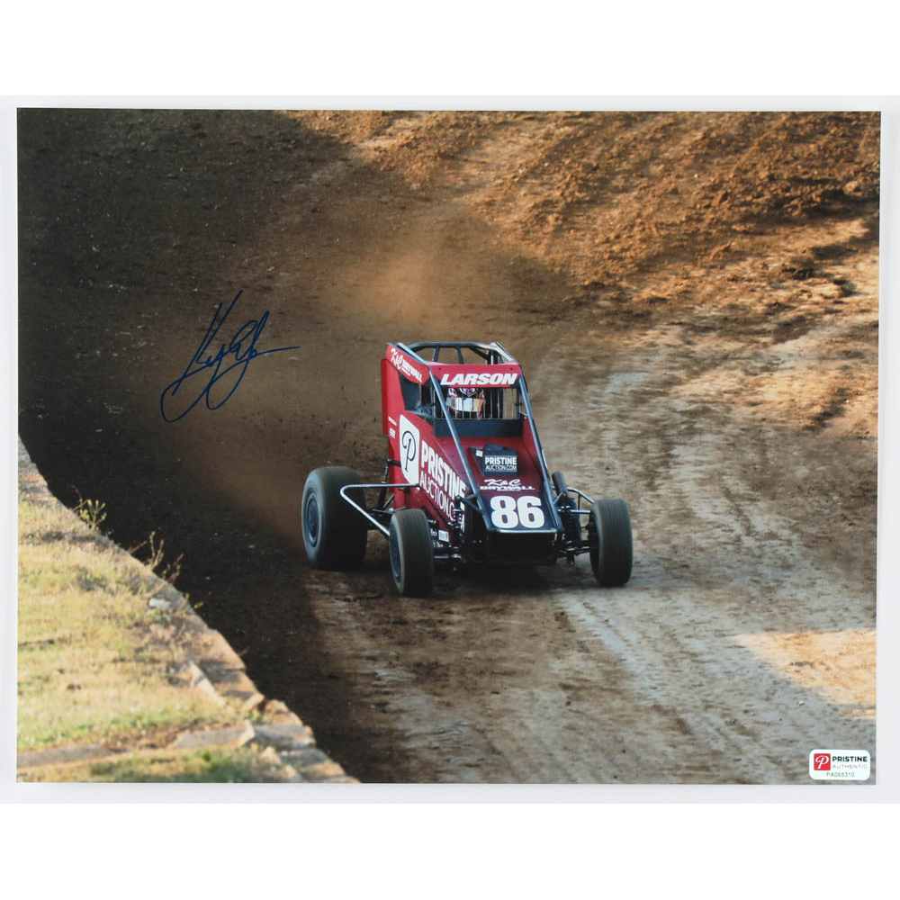 Kyle Larson Signed 2020 Indiana Midget Week Exclusive 11x14 Photo (PA ...