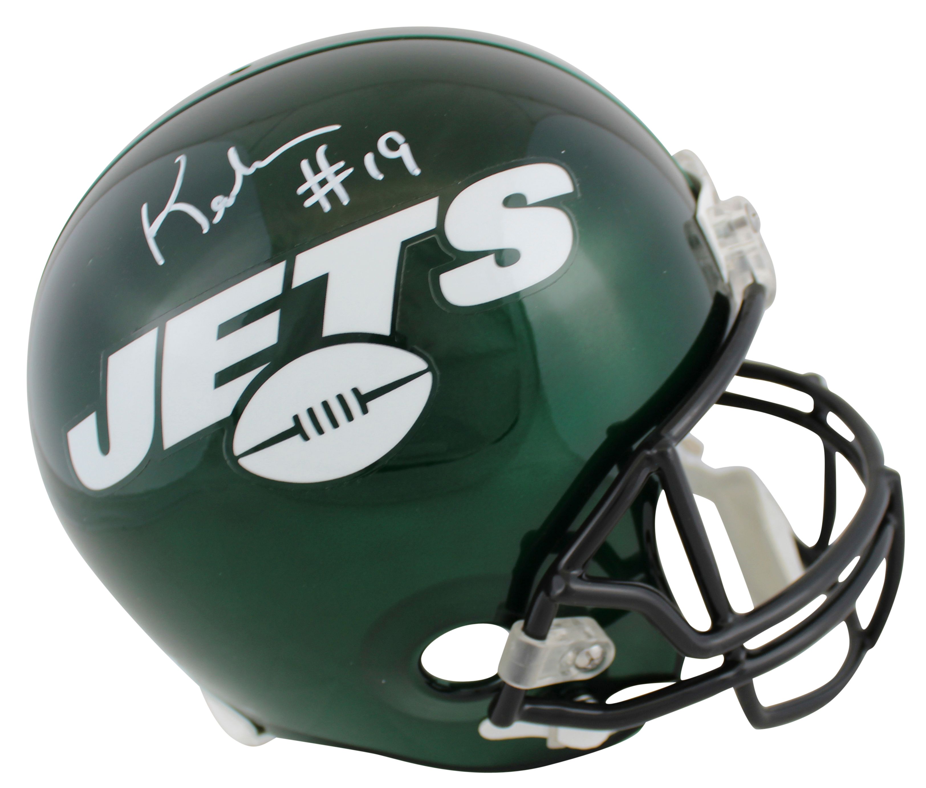 Keyshawn Johnson Signed Jets Full-Size Helmet (JSA) at PristineAuction.com Keyshawn Johnson Signed Jets Full-Size Helmet (JSA) at PristineAuction.com
