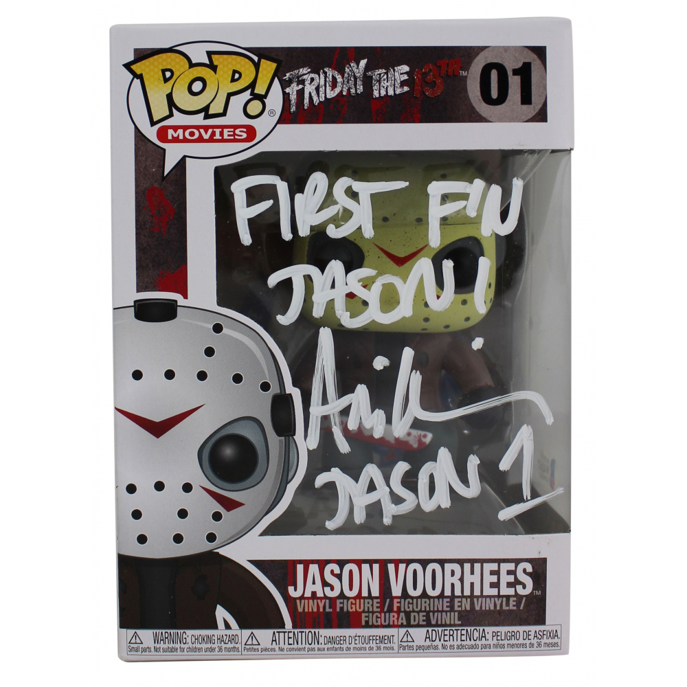 Ari Lehman Signed "Friday the 13th" #1 Jason Voorhees Funko Pop! Vinyl Figure Inscribed "First F'N Jason!" & "Jason 1" (Beckett) at PristineAuction.com