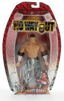 Matt Hardy Signed WWE No Way Out Action Figure Inscribed "V1" (JSA) at PristineAuction.com