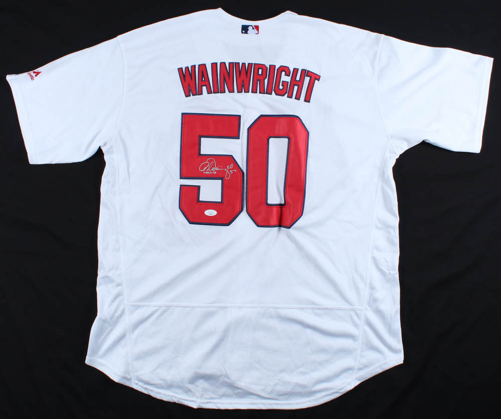 Adam Wainwright Signed Cardinals Jersey Inscribed "Waino" (JSA Hologram) at PristineAuction.com Adam Wainwright Signed Cardinals Jersey Inscribed "Waino" (JSA Hologram) at PristineAuction.com