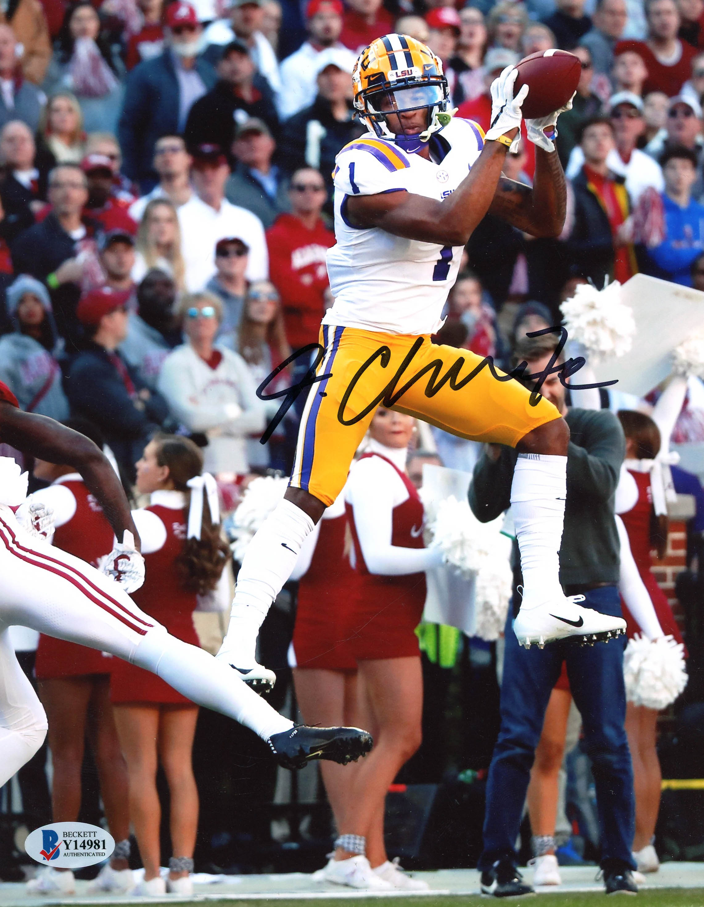 Jamarr Chase Signed LSU Tigers 8x10 Photo (Beckett COA) at PristineAuction.com Jamarr Chase Signed LSU Tigers 8x10 Photo (Beckett COA) at PristineAuction.com