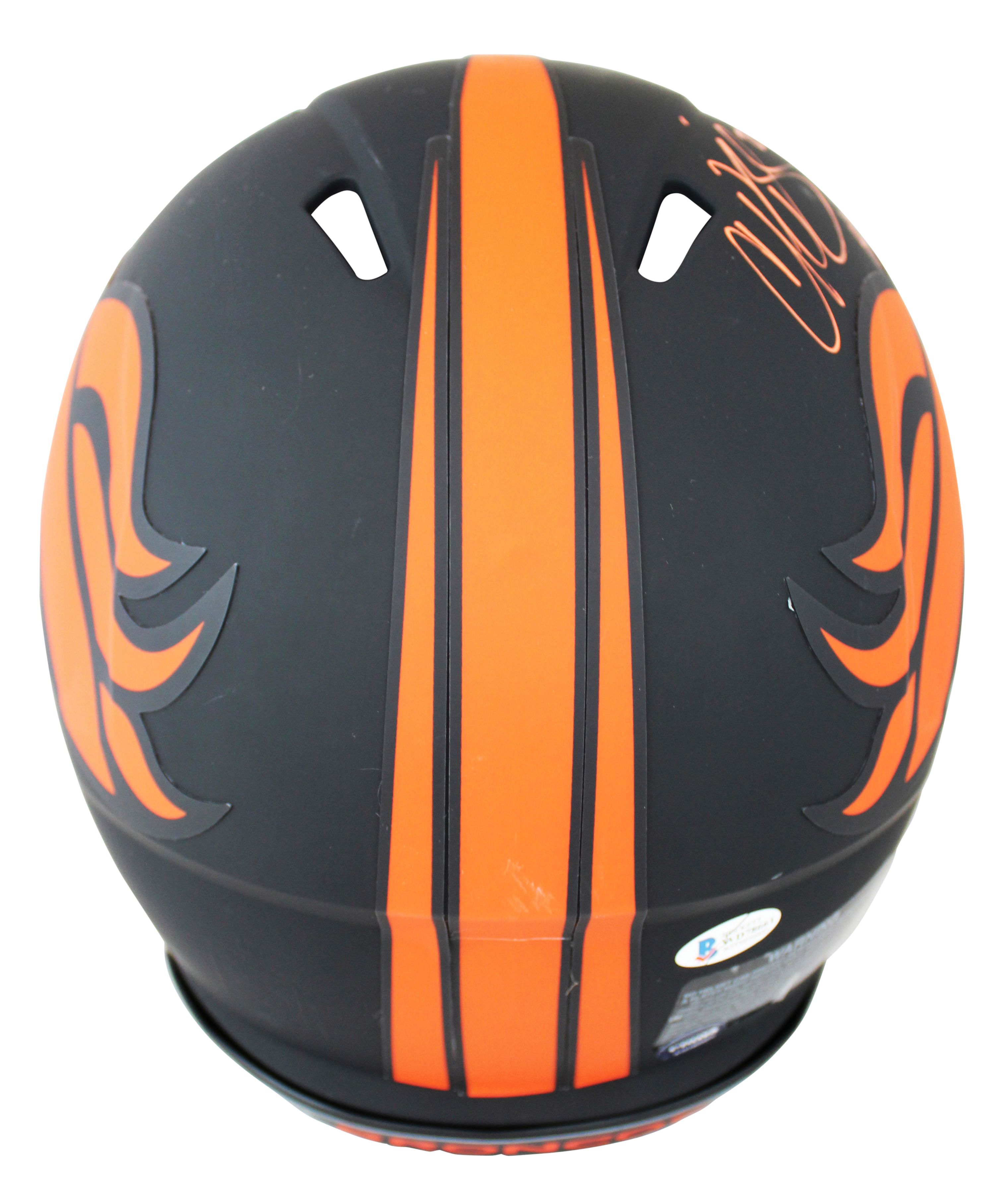 Champ Bailey Signed Broncos Full-Size Authentic On-Field Eclipse Alternate Speed Helmet (Beckett COA) at PristineAuction.com Champ Bailey Signed Broncos Full-Size Authentic On-Field Eclipse Alternate Speed Helmet (Beckett COA) at PristineAuction.com