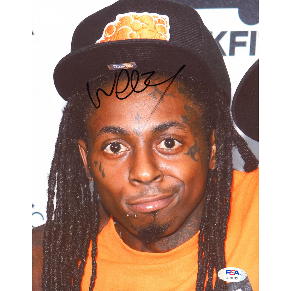 Lil Wayne Signed 8x10 Photo (PSA COA) Pristine Auction