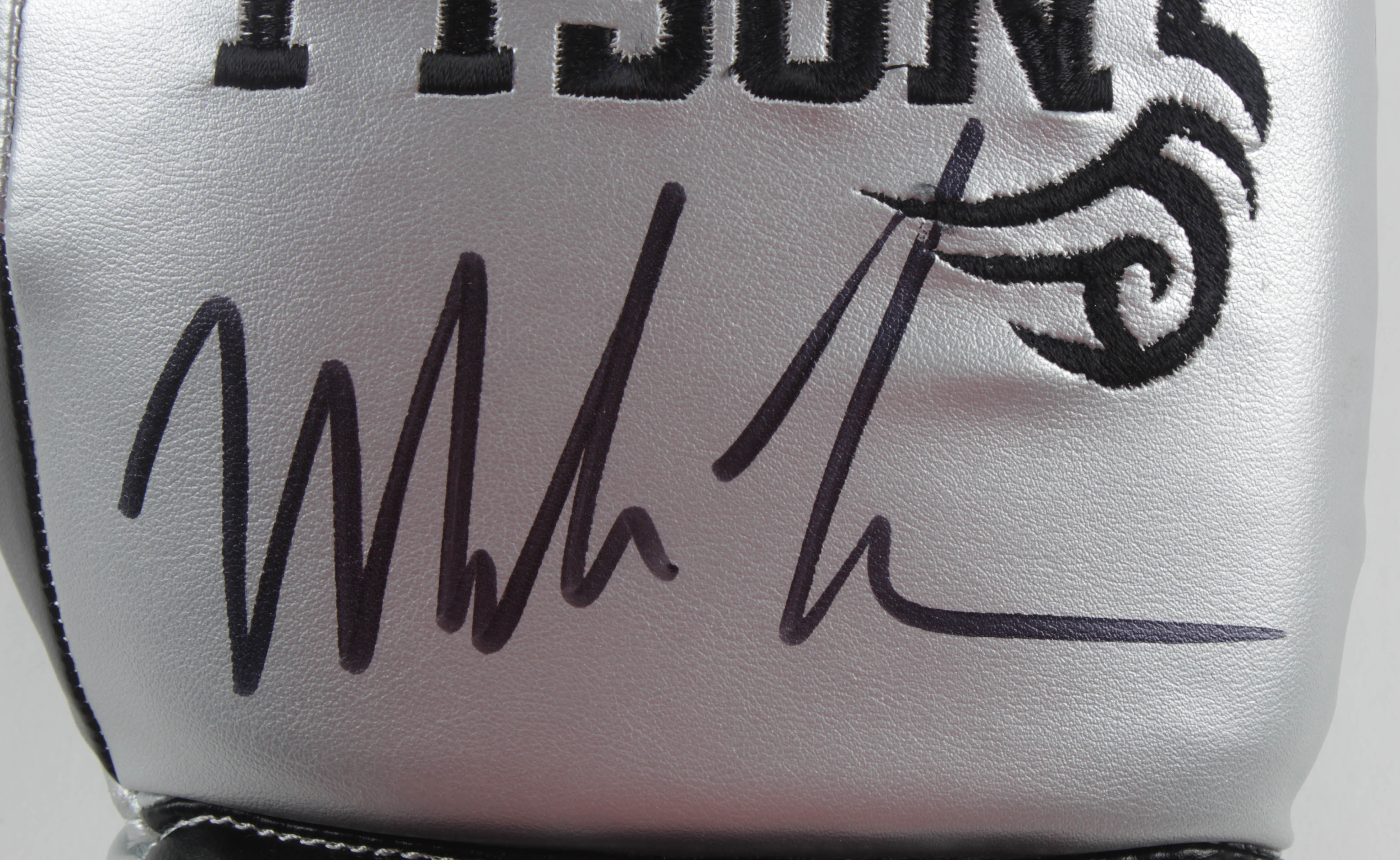 Mike Tyson Signed Boxing Glove (Fiterman Sports Hologram) at PristineAuction.com Mike Tyson Signed Boxing Glove (Fiterman Sports Hologram) at PristineAuction.com