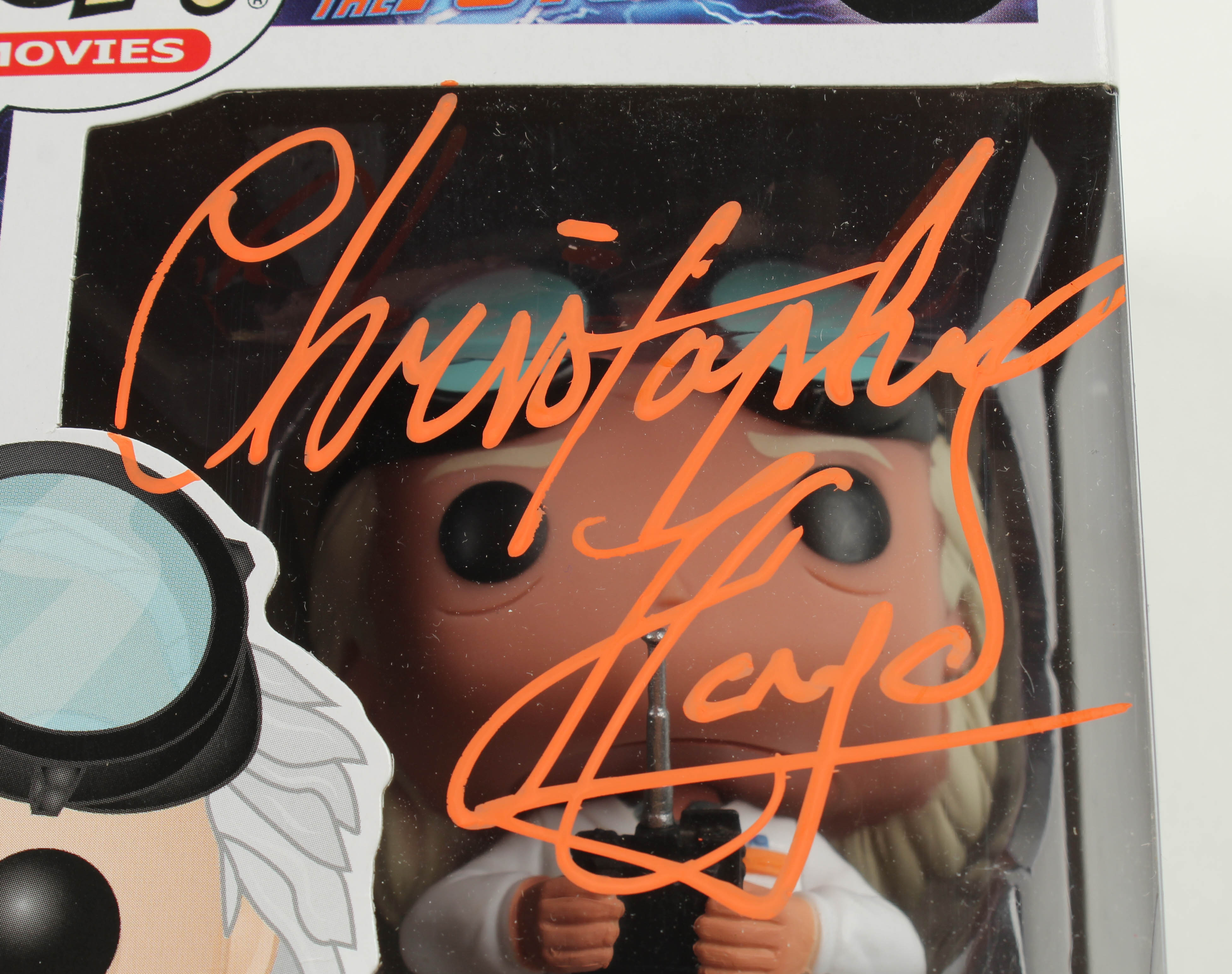 Christopher Lloyd Signed "Back To The Future" #50 Dr. Emmett Brown Funko Pop Figure (Beckett Hologram) at PristineAuction.com Christopher Lloyd Signed "Back To The Future" #50 Dr. Emmett Brown Funko Pop Figure (Beckett Hologram) at PristineAuction.com