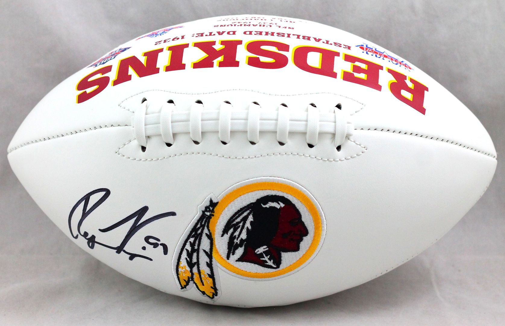 Ryan Kerrigan Signed Redskins Logo Football (JSA) | Pristine Auction