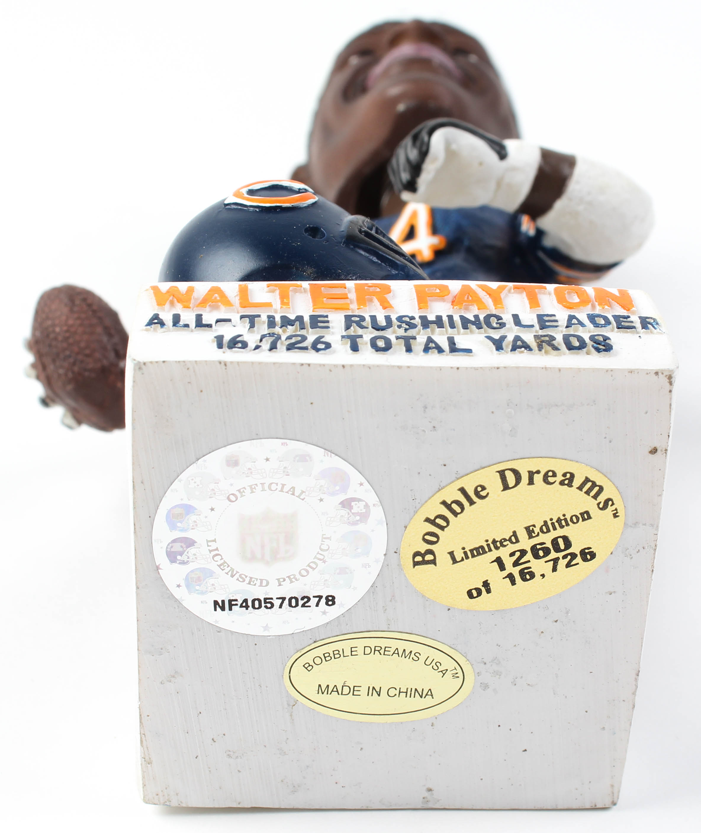 Walter Payton LE Bears Bobblehead at PristineAuction.com Walter Payton LE Bears Bobblehead at PristineAuction.com