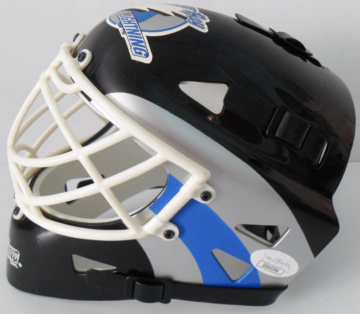 Andrei Vasilevskiy Signed Lightning Mini Goalie Mask (JSA Hologram) at PristineAuction.com Andrei Vasilevskiy Signed Lightning Mini Goalie Mask (JSA Hologram) at PristineAuction.com