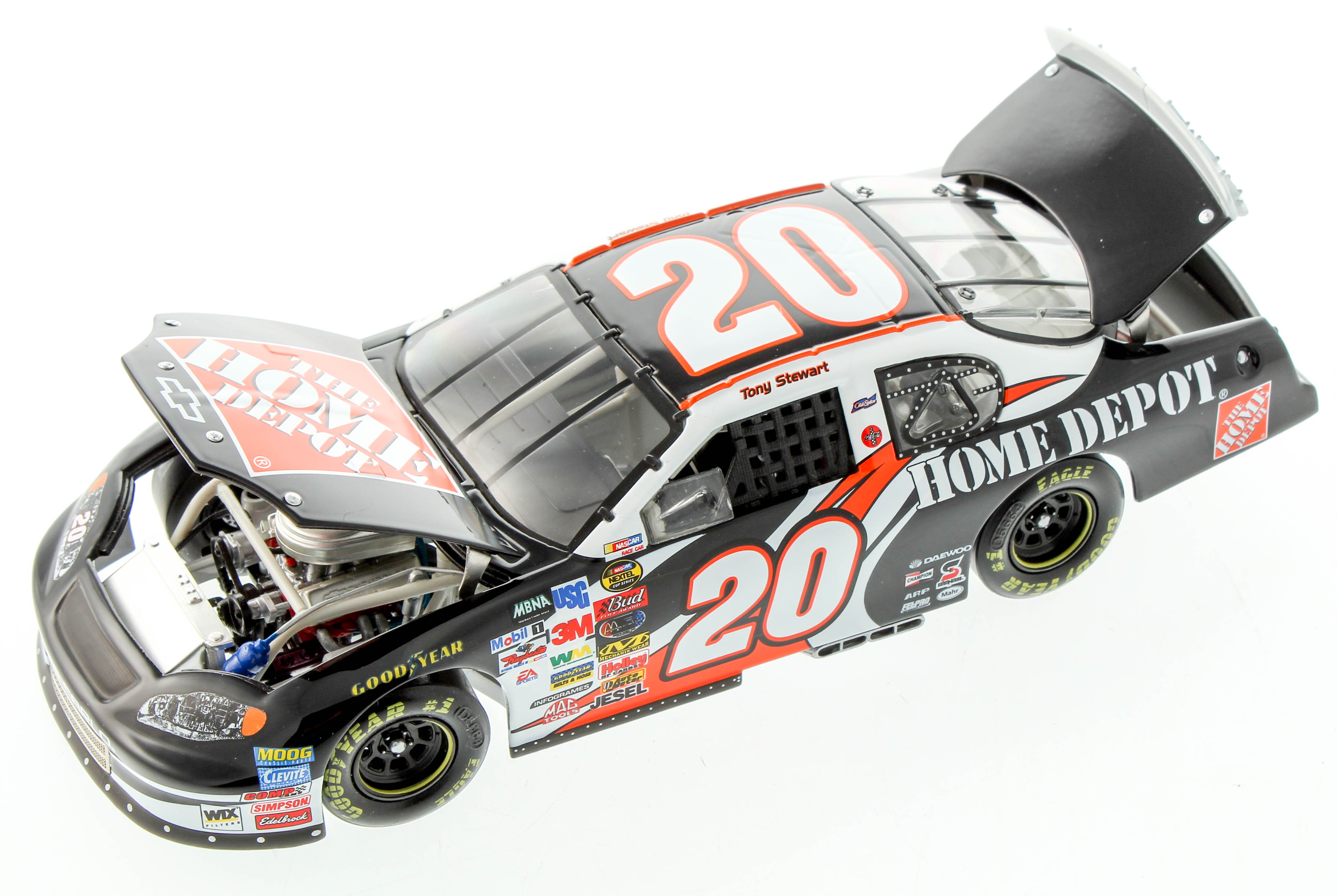 Tony Stewart LE #20 Home Depot / Reverse Paint 2004 Monte Carlo 1:24 Scale Diecast Car at PristineAuction.com Tony Stewart LE #20 Home Depot / Reverse Paint 2004 Monte Carlo 1:24 Scale Diecast Car at PristineAuction.com