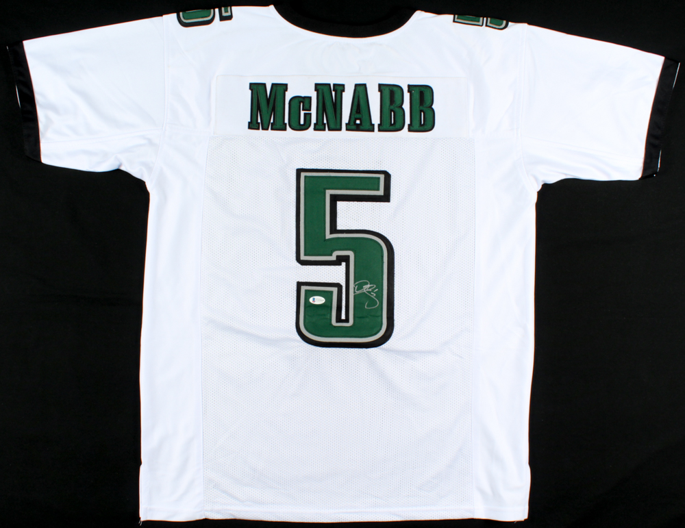 Donovan McNabb Signed Career Highlight Jersey (Beckett COA) at PristineAuction.com Donovan McNabb Signed Career Highlight Jersey (Beckett COA) at PristineAuction.com