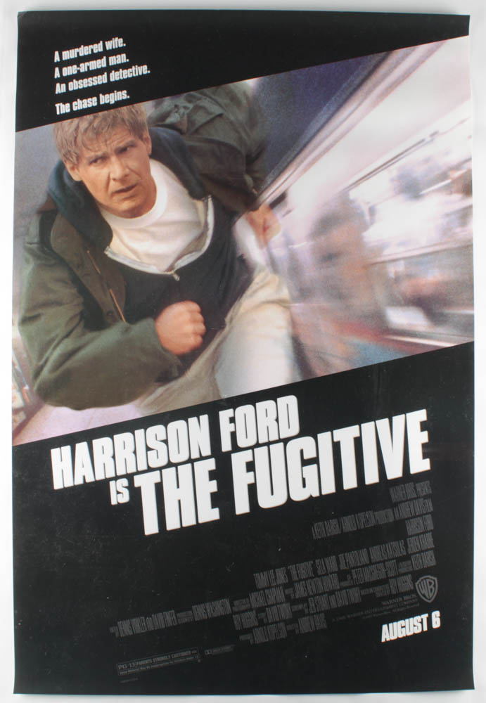 "The Fugitive" 27x40 Original Movie Poster at PristineAuction.com "The Fugitive" 27x40 Original Movie Poster at PristineAuction.com