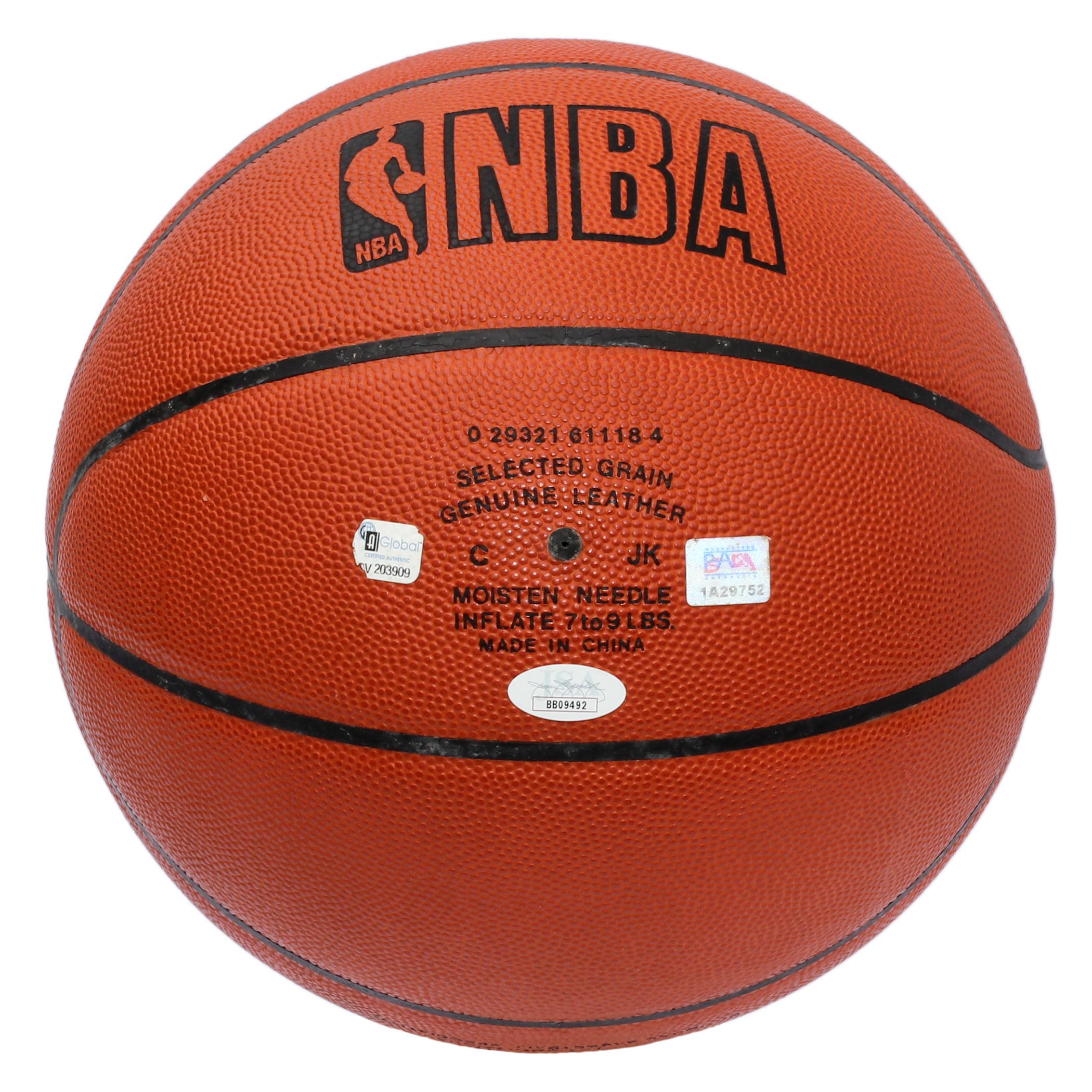 Kobe Bryant Signed 2001 NBA Finals Spalding Basketball (JSA LOA & PSA Hologram) at PristineAuction.com Kobe Bryant Signed 2001 NBA Finals Spalding Basketball (JSA LOA & PSA Hologram) at PristineAuction.com