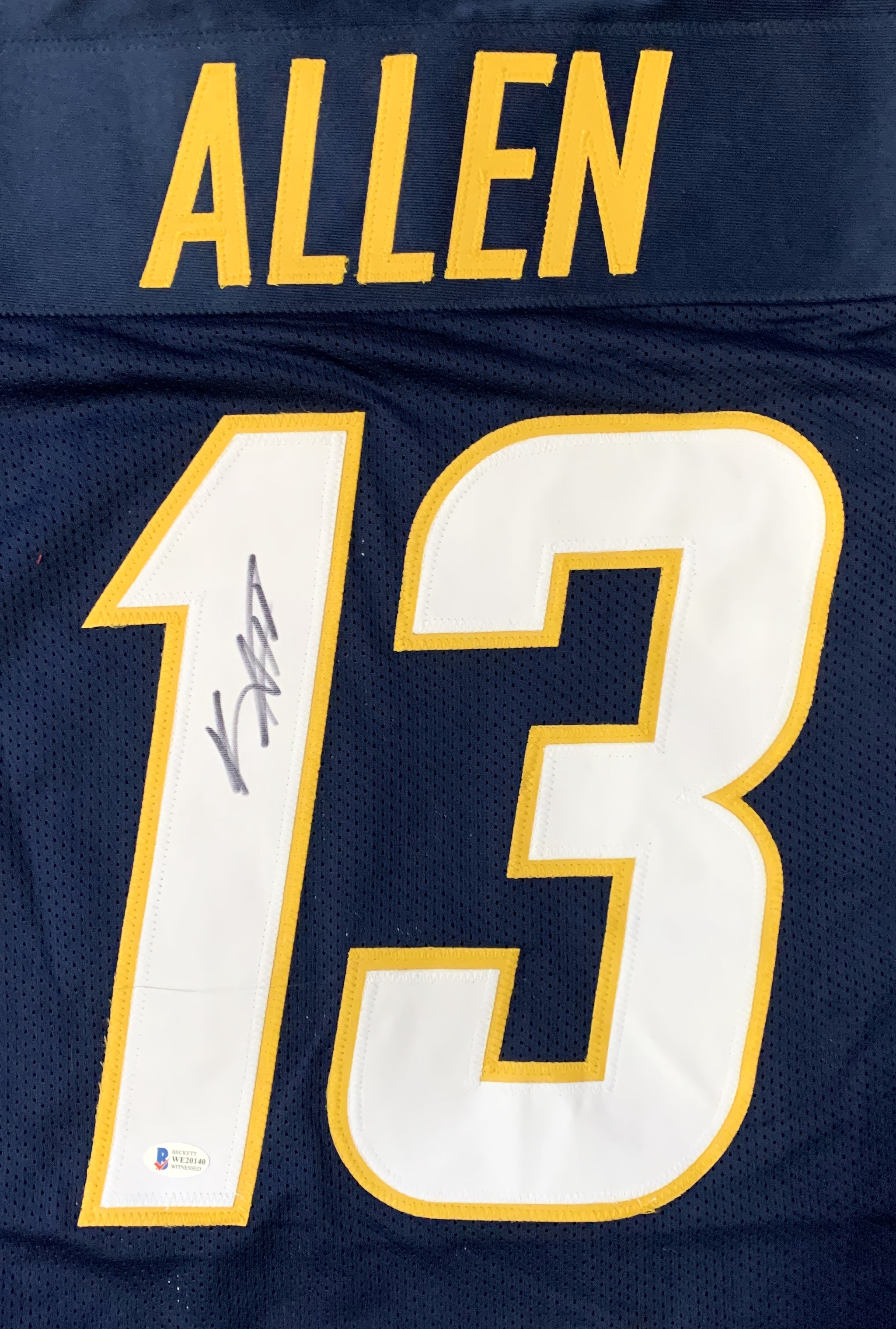 Keenan Allen Signed Jersey (Beckett COA) at PristineAuction.com Keenan Allen Signed Jersey (Beckett COA) at PristineAuction.com