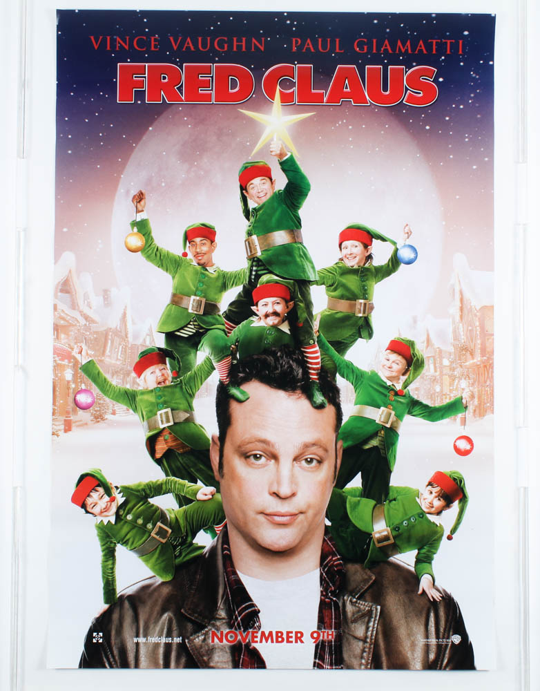 "Fred Claus" 27x40 Movie Teaser Poster at PristineAuction.com "Fred Claus" 27x40 Movie Teaser Poster at PristineAuction.com