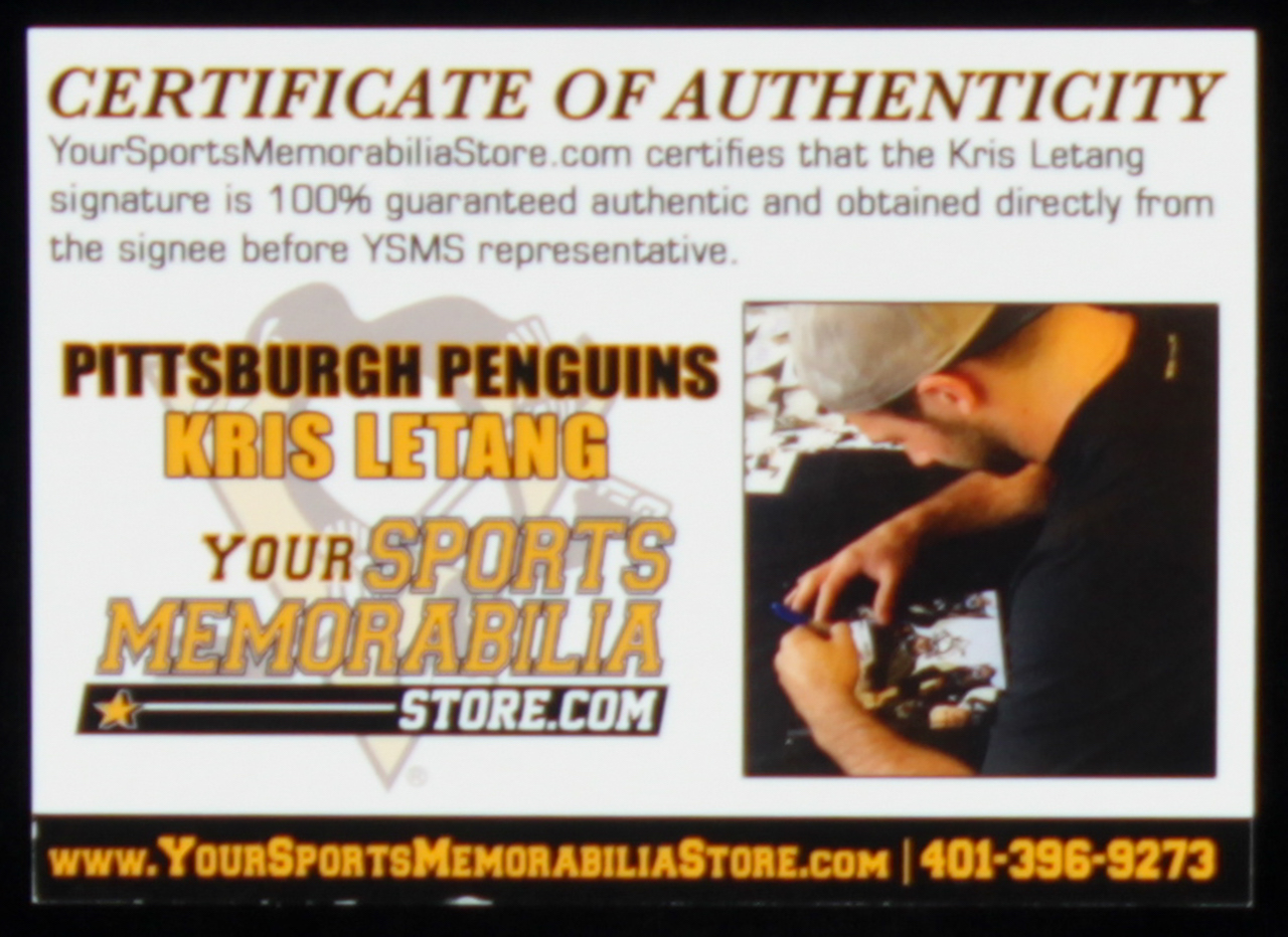 Kris Letang Signed Jersey (Letang COA) at PristineAuction.com Kris Letang Signed Jersey (Letang COA) at PristineAuction.com