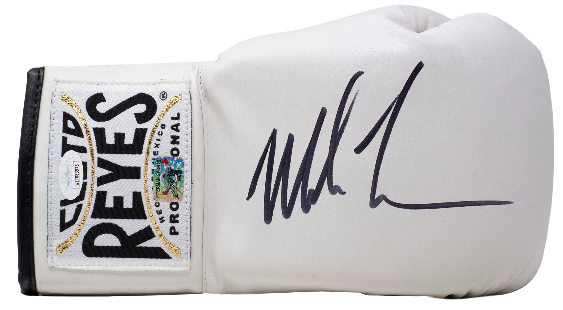 Mike Tyson Signed Cleto Reyes Boxing Glove (Fiterman Sports Hologram & JSA COA) at PristineAuction.com Mike Tyson Signed Cleto Reyes Boxing Glove (Fiterman Sports Hologram & JSA COA) at PristineAuction.com
