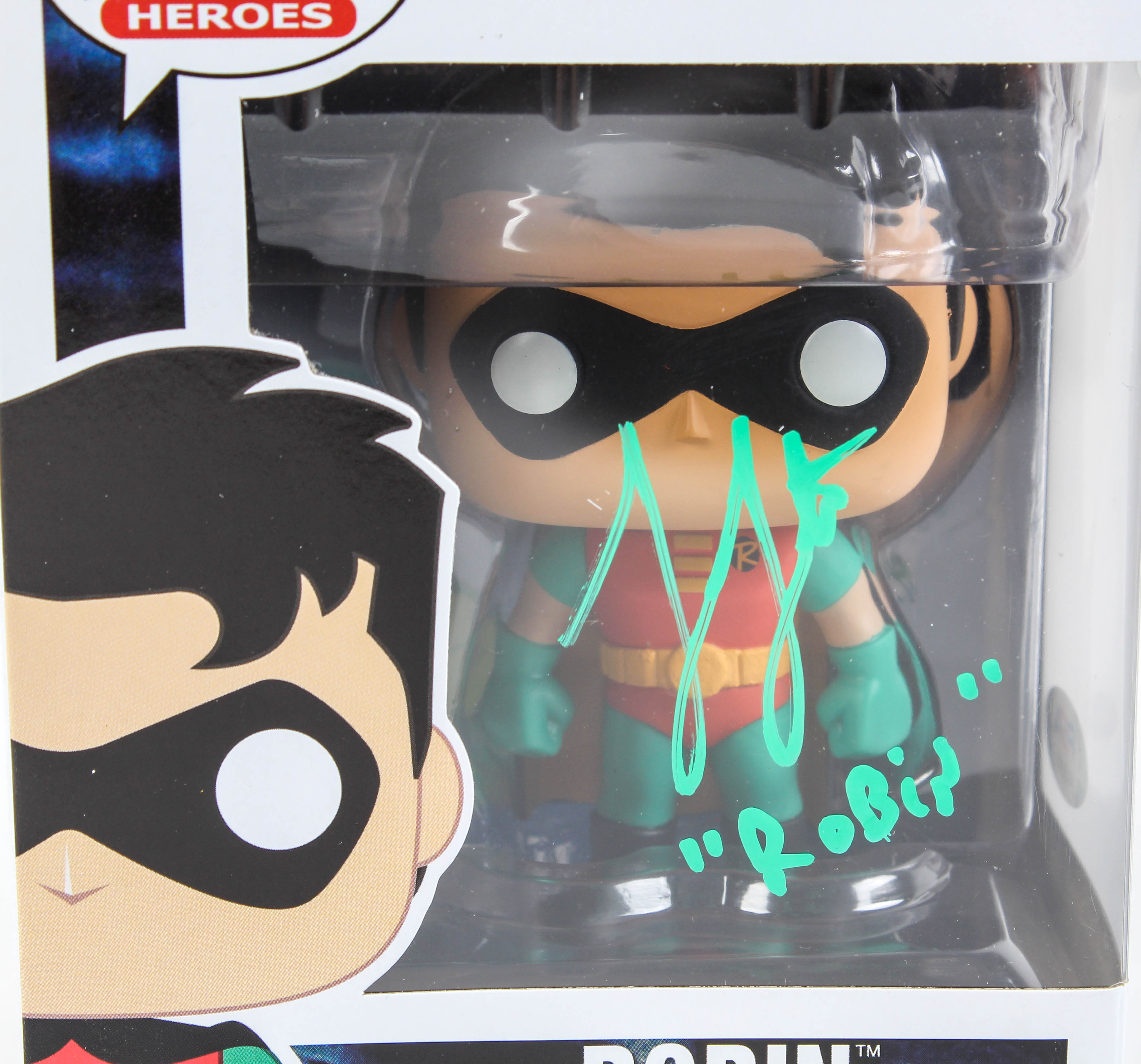 Loren Lester Signed "Batman: The Animated Series" #153 Robin Funko Pop! Vinyl Figure Inscribed "Robin" (PSA COA) at PristineAuction.com Loren Lester Signed "Batman: The Animated Series" #153 Robin Funko Pop! Vinyl Figure Inscribed "Robin" (PSA COA) at PristineAuction.com