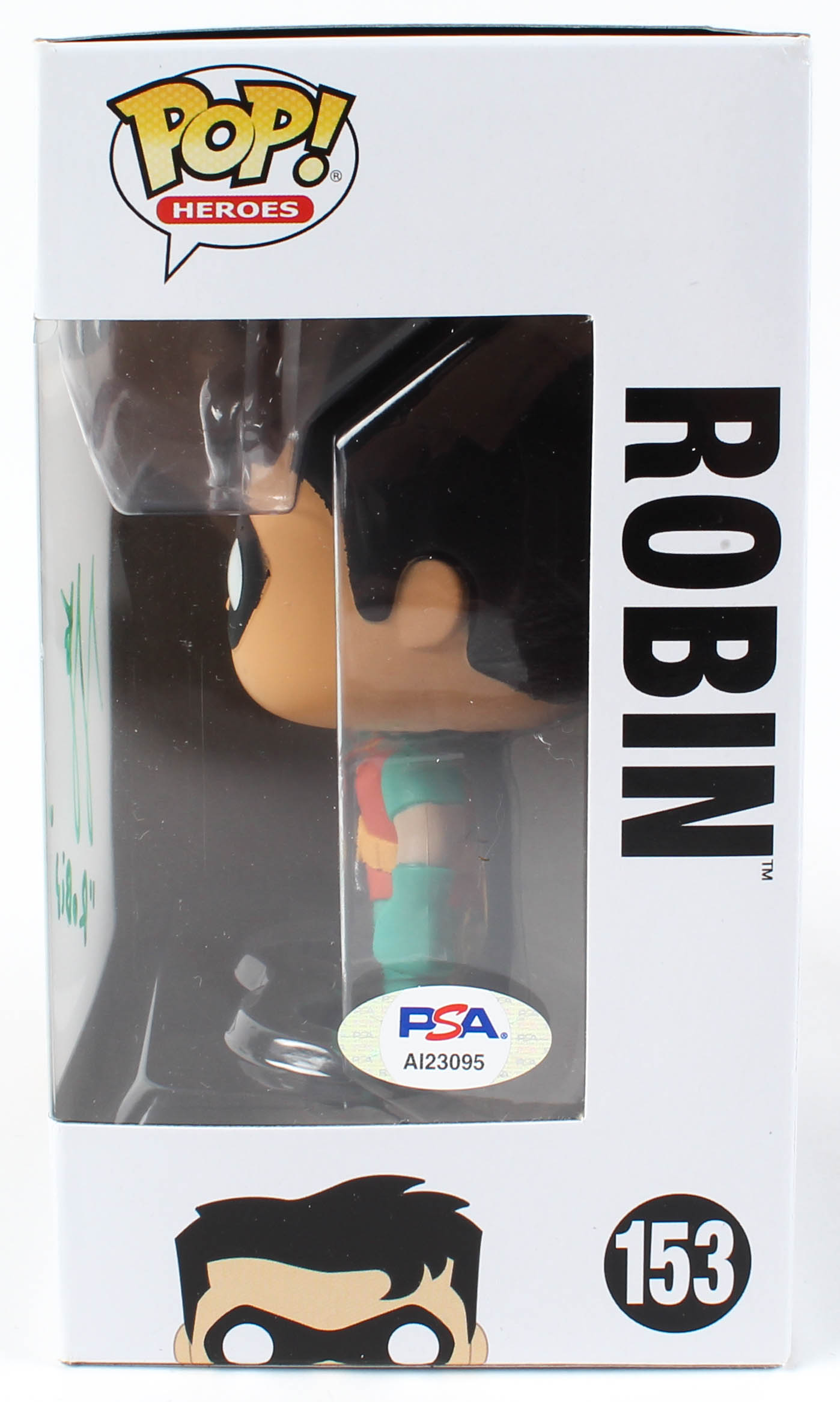 Loren Lester Signed "Batman: The Animated Series" #153 Robin Funko Pop! Vinyl Figure Inscribed "Robin" (PSA COA) at PristineAuction.com Loren Lester Signed "Batman: The Animated Series" #153 Robin Funko Pop! Vinyl Figure Inscribed "Robin" (PSA COA) at PristineAuction.com
