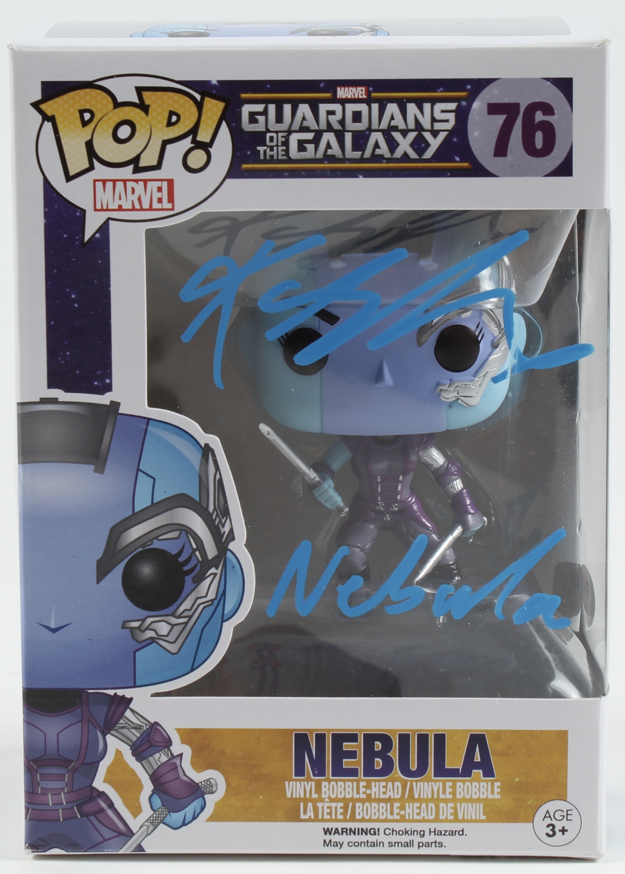 Karen Gillan Signed "Guardians of the Galaxy" #76 Funko Pop! Vinyl Bobble-Head Figure (PSA COA) at PristineAuction.com Karen Gillan Signed "Guardians of the Galaxy" #76 Funko Pop! Vinyl Bobble-Head Figure (PSA COA) at PristineAuction.com