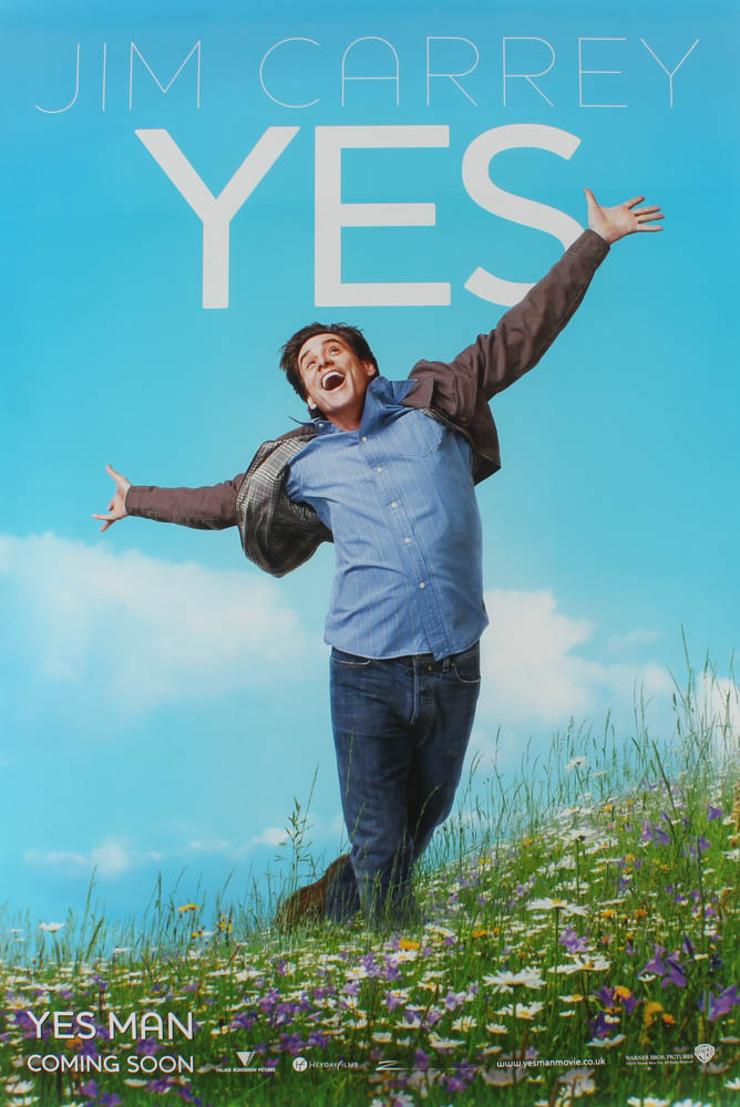 "Yes Man" 27x40 Movie Poster at PristineAuction.com "Yes Man" 27x40 Movie Poster at PristineAuction.com
