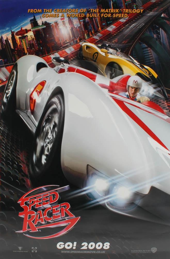 "Speed Racer" 27x40 Movie Poster at PristineAuction.com "Speed Racer" 27x40 Movie Poster at PristineAuction.com