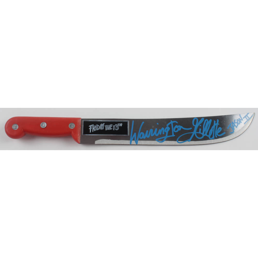 Warrington Gillette Signed "Friday The 13th" Stainless Steel Machete