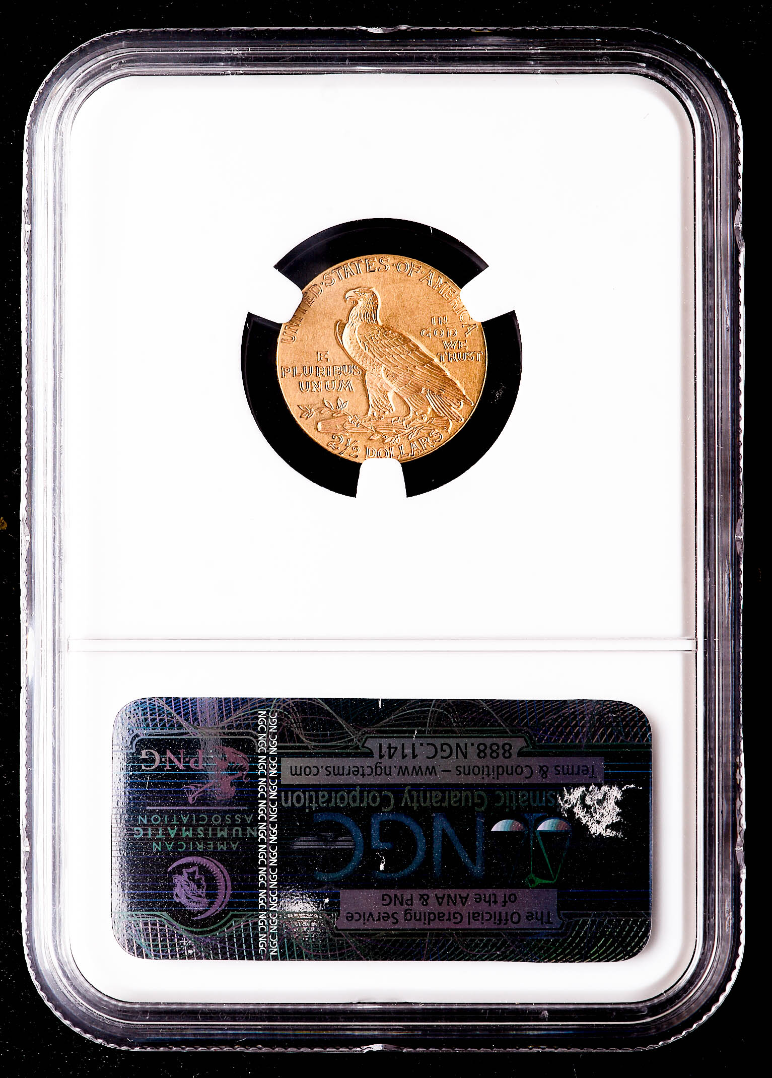 1915 $2.50 Indian Head Quarter Eagle Gold Coin (NGC AU58) at PristineAuction.com 1915 $2.50 Indian Head Quarter Eagle Gold Coin (NGC AU58) at PristineAuction.com