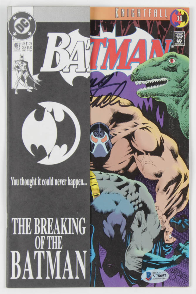 Doug Moench Signed 1993 "Batman" Issue #497 Marvel Comic Book (Beckett COA) at PristineAuction.com Doug Moench Signed 1993 "Batman" Issue #497 Marvel Comic Book (Beckett COA) at PristineAuction.com