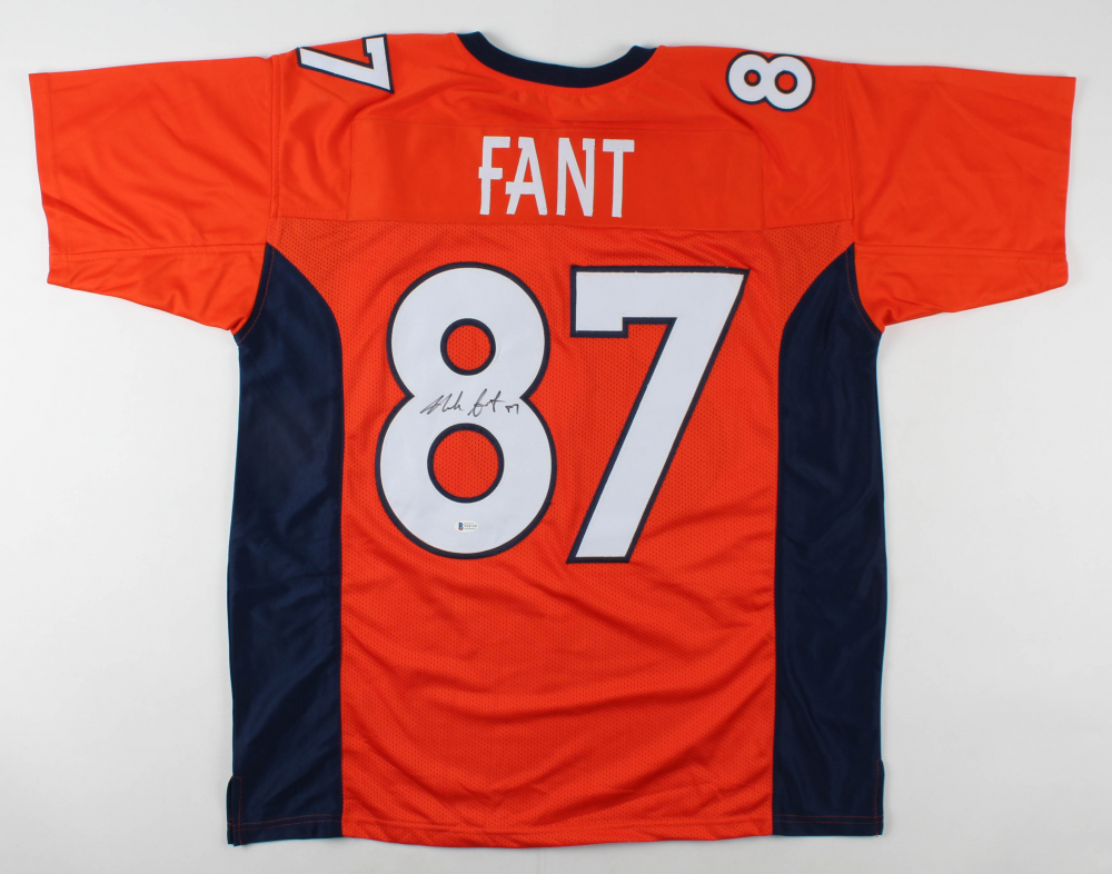 Noah Fant Signed Jersey (Beckett Hologram) Pristine Auction