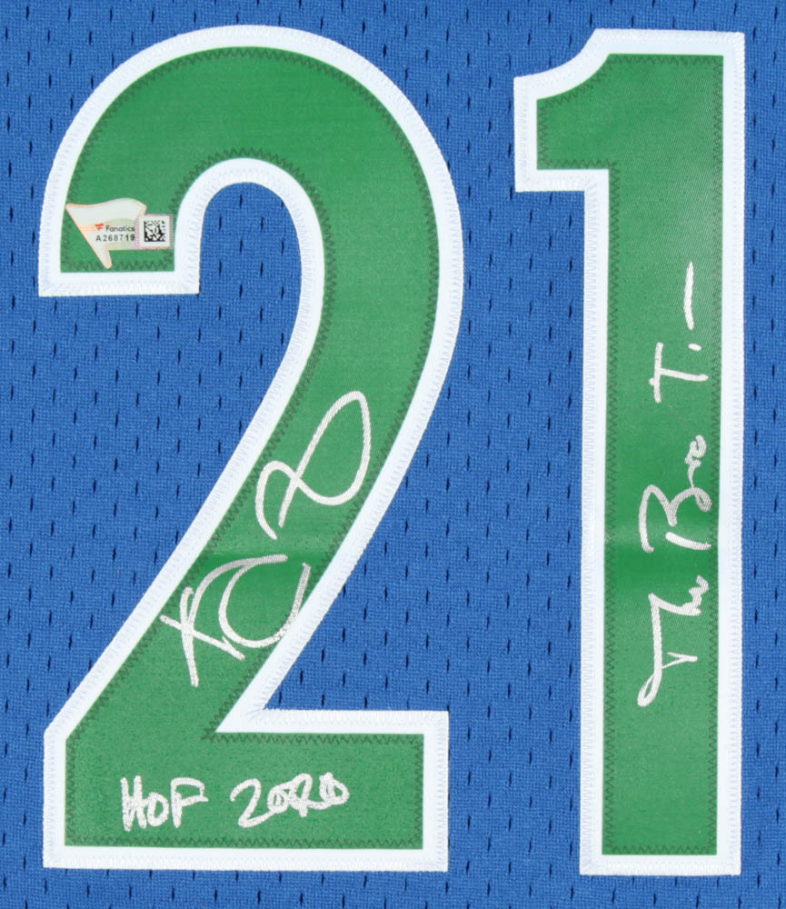 Kevin Garnett Signed Timberwolves Jersey Inscribed "HOF 2020" & "The Big Ticket" (Fanatics Hologram) at PristineAuction.com Kevin Garnett Signed Timberwolves Jersey Inscribed "HOF 2020" & "The Big Ticket" (Fanatics Hologram) at PristineAuction.com