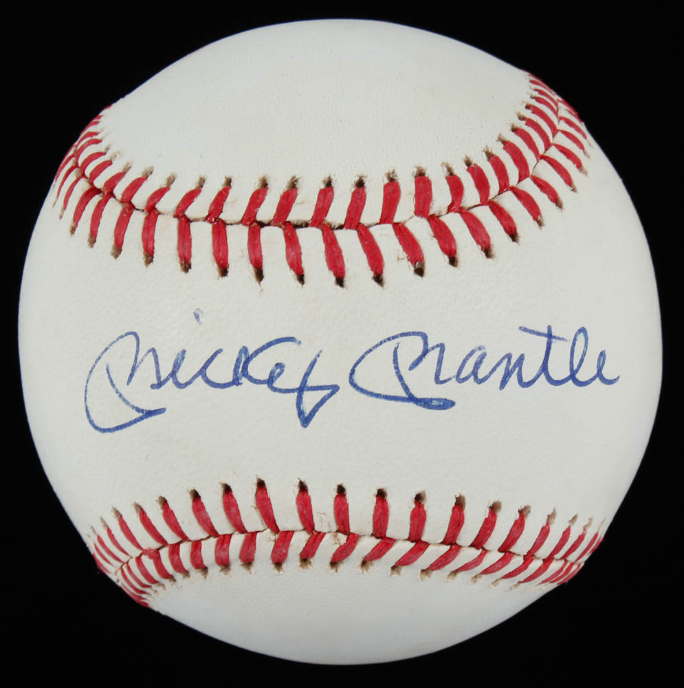 Mickey Mantle Signed OAL Baseball (JSA ALOA) at PristineAuction.com Mickey Mantle Signed OAL Baseball (JSA ALOA) at PristineAuction.com