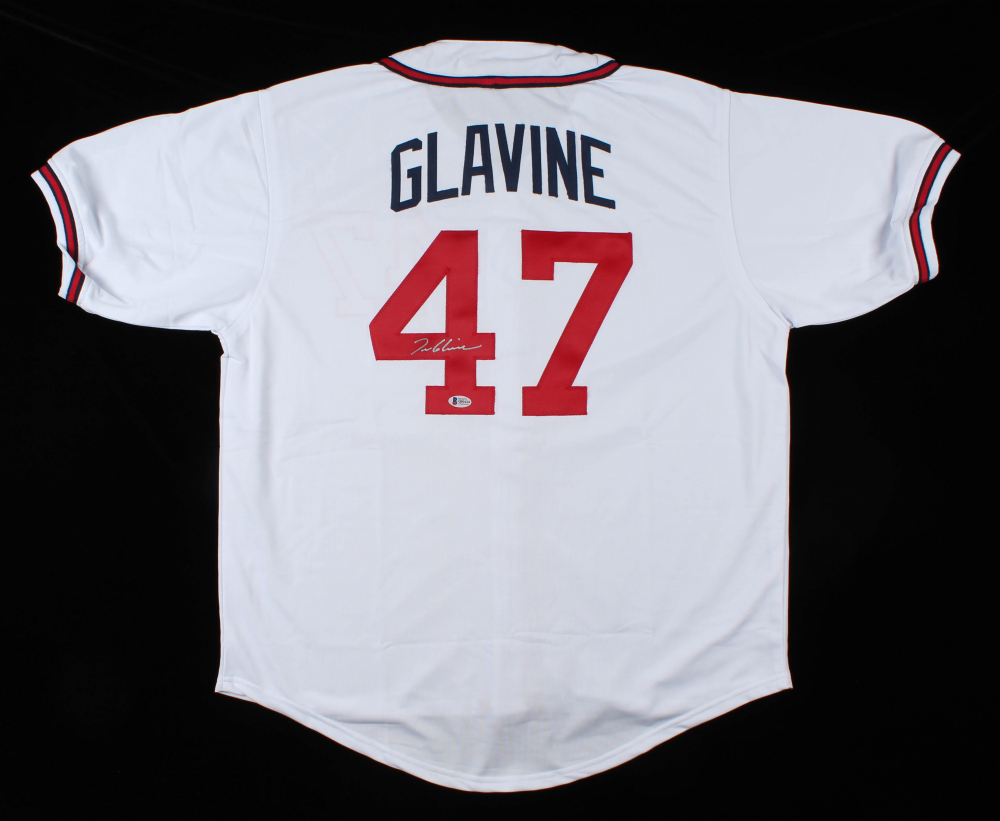 tom glavine autographed jersey