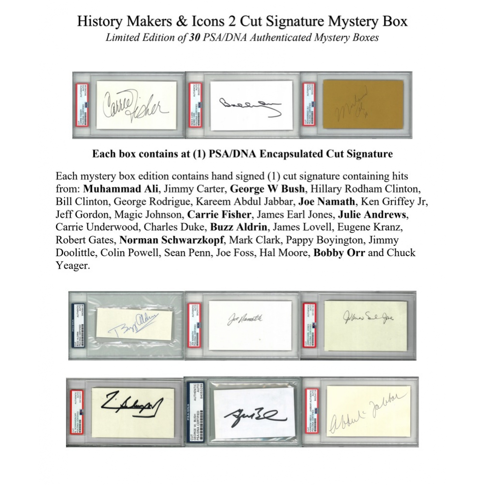 History Makers & Icons Cut Signature Mystery Box Series 2 | Pristine ...